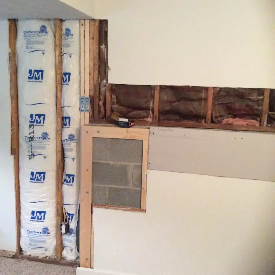 Wall insulation replacement during Odor Removal & Deodorization in Pleasantville